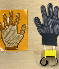 A smart glove with its own sense of touch